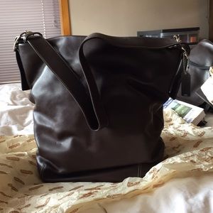 Vintage Coach Brown Legacy Tote. New.